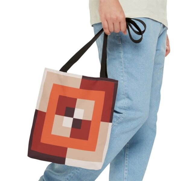 Flame Dance Labyrinth Tote Bag - Image 3