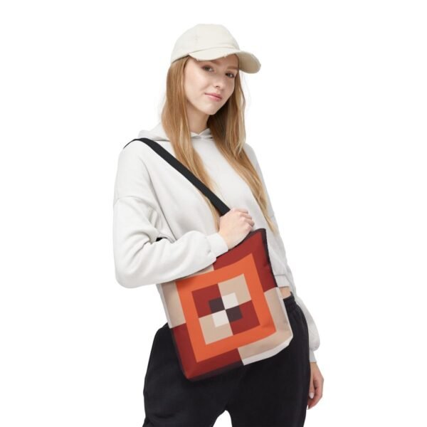 Flame Dance Labyrinth Tote Bag - Image 5