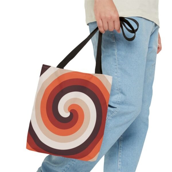 Flame Dance Spiral Tote Bag - Image 3
