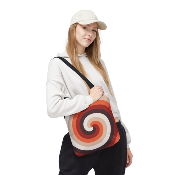 Flame Dance Spiral Tote Bag - Image 5