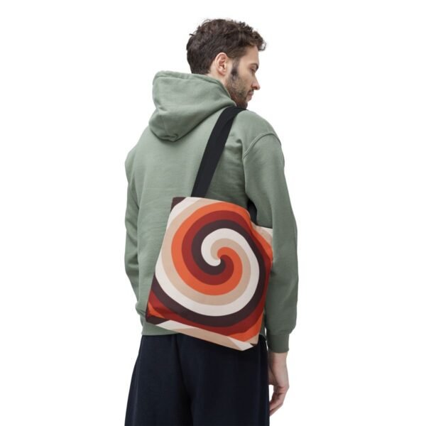 Flame Dance Spiral Tote Bag - Image 6