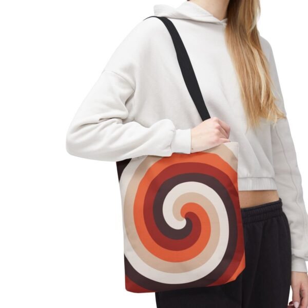 Flame Dance Spiral Tote Bag - Image 7