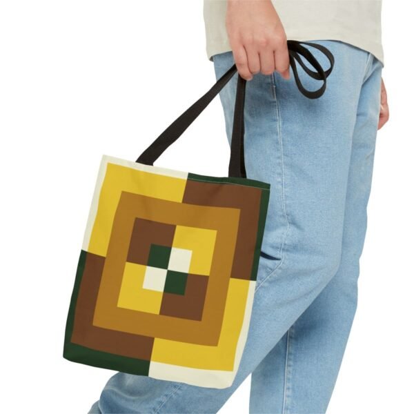 Forest Bark Labyrinth Tote Bag - Image 3