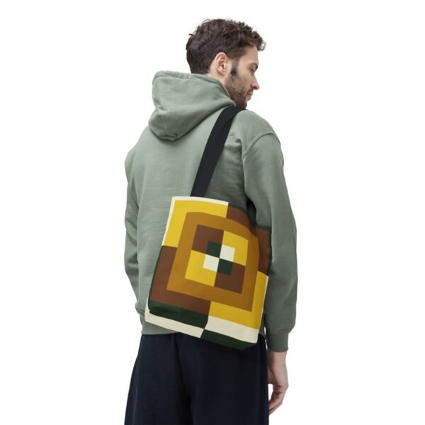 Forest Bark Labyrinth Tote Bag - Image 6