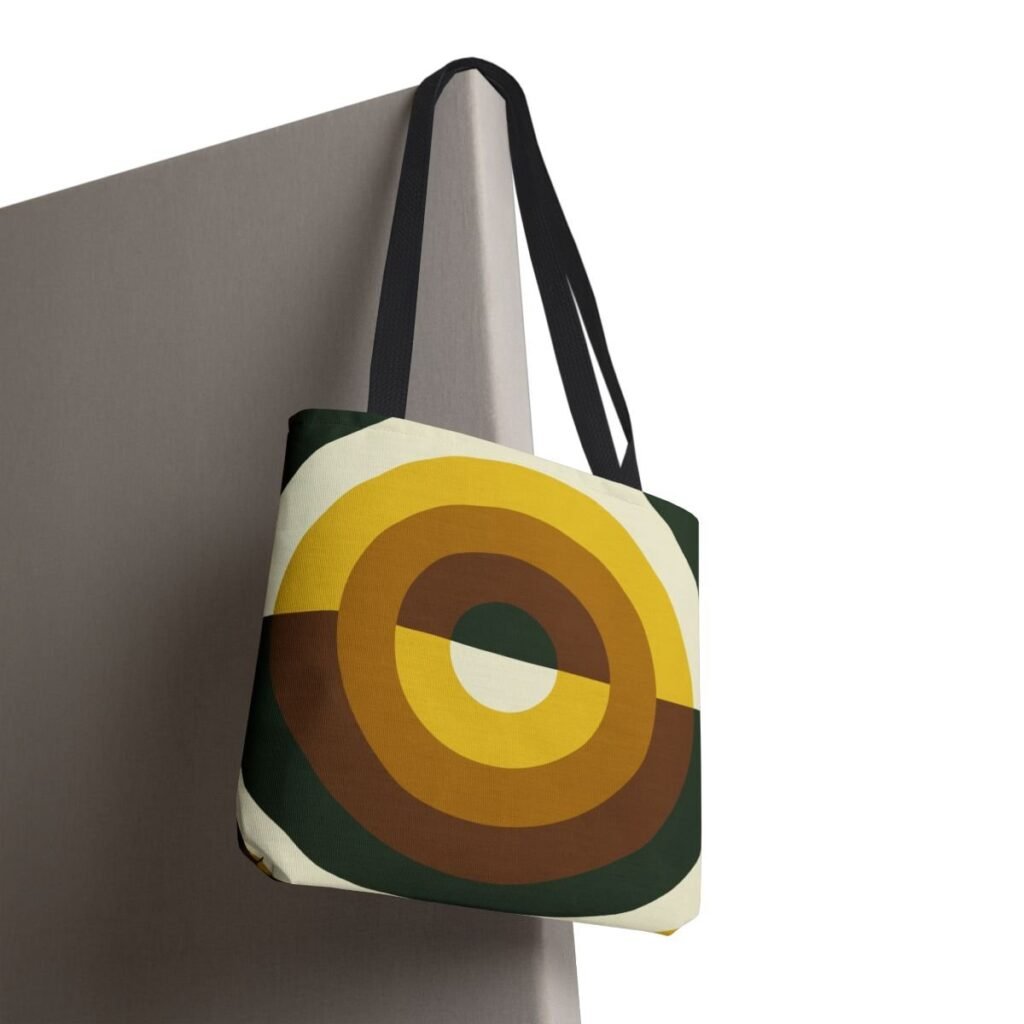 Forest Bark Orbit Tote Bag