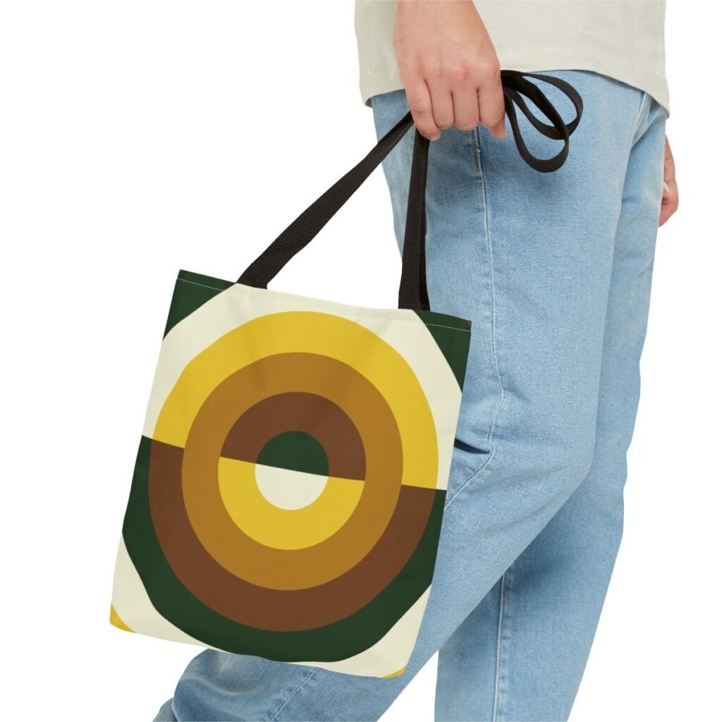 Forest Bark Orbit Tote Bag