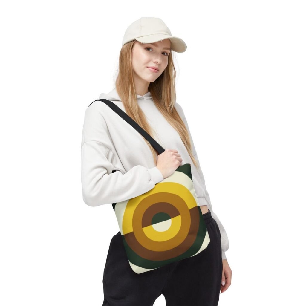 Forest Bark Orbit Tote Bag