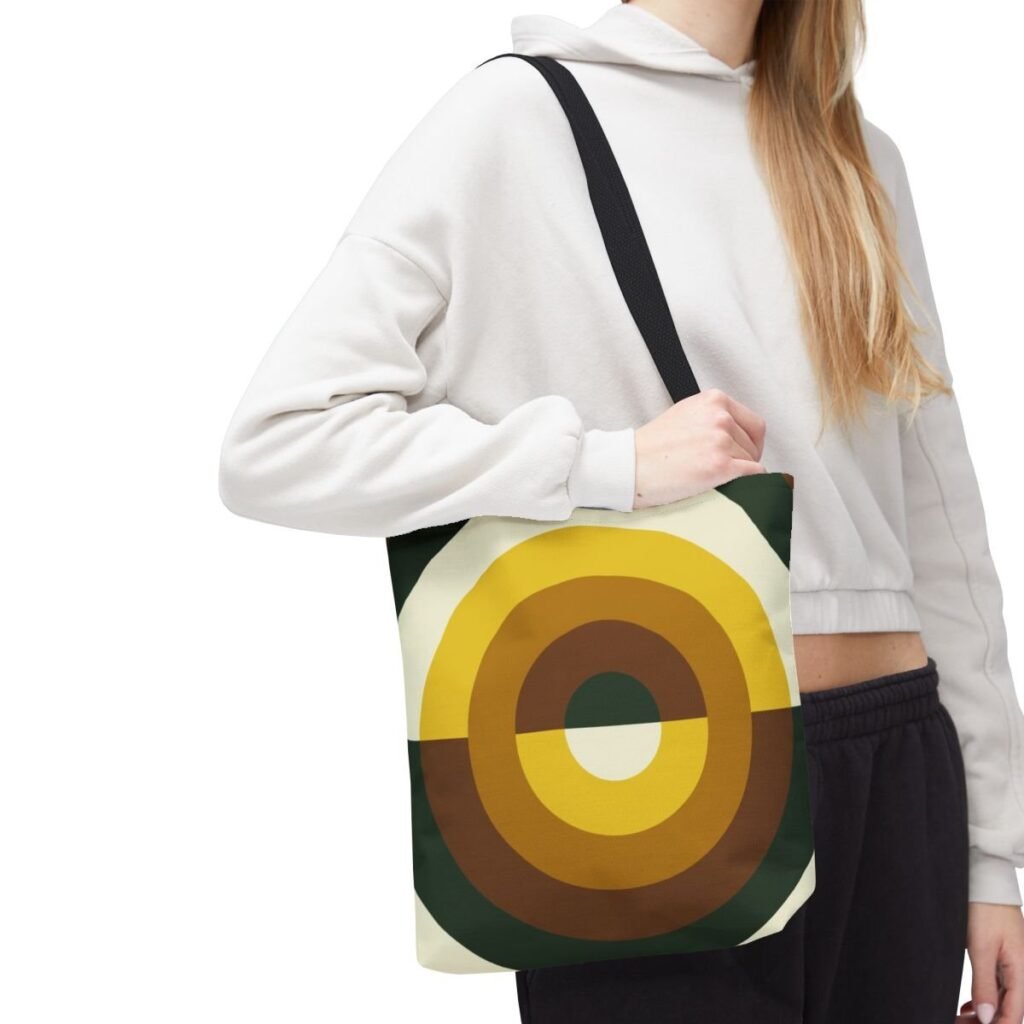 Forest Bark Orbit Tote Bag