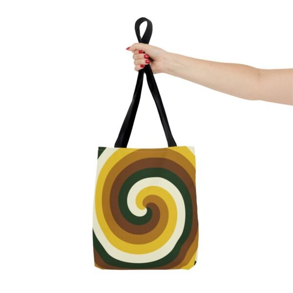 Forest Bark Spiral Tote Bag - Image 4