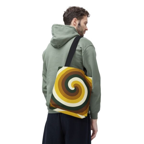 Forest Bark Spiral Tote Bag - Image 6
