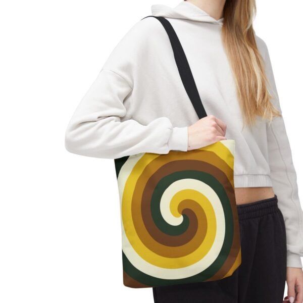 Forest Bark Spiral Tote Bag - Image 7