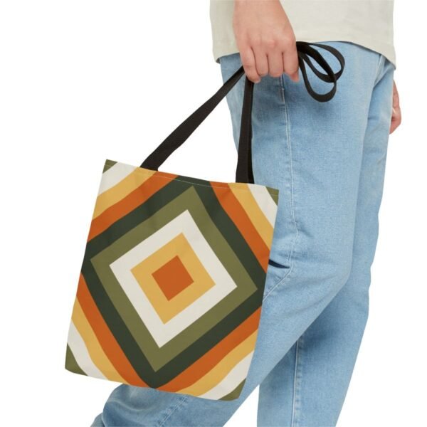 Forest Shadow Diamond Tote Bag - Image 3