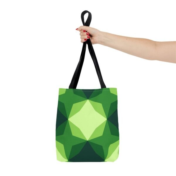 Fresh Sprout Diamond Motif Tote Bag - Image 4
