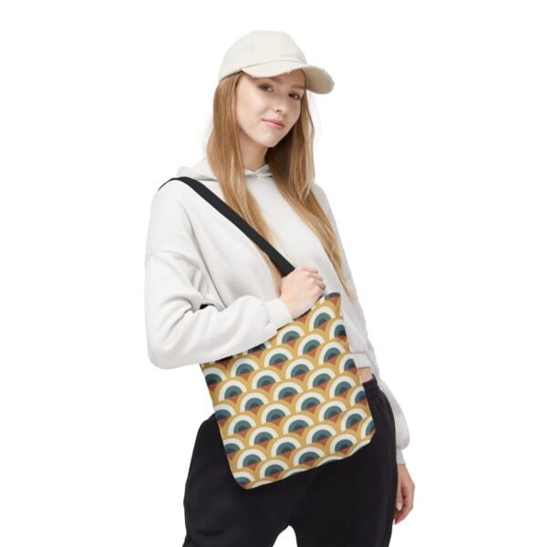 Golden Dock Peacock Tote Bag - Image 5