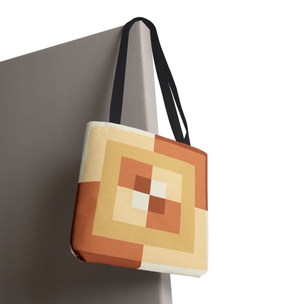 Golden Honey Labyrinth Tote Bag