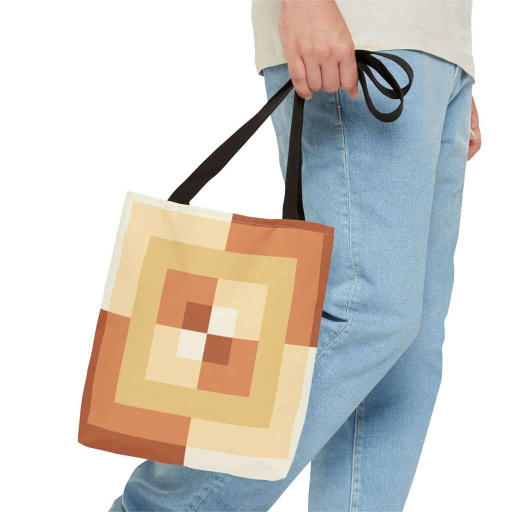 Golden Honey Labyrinth Tote Bag