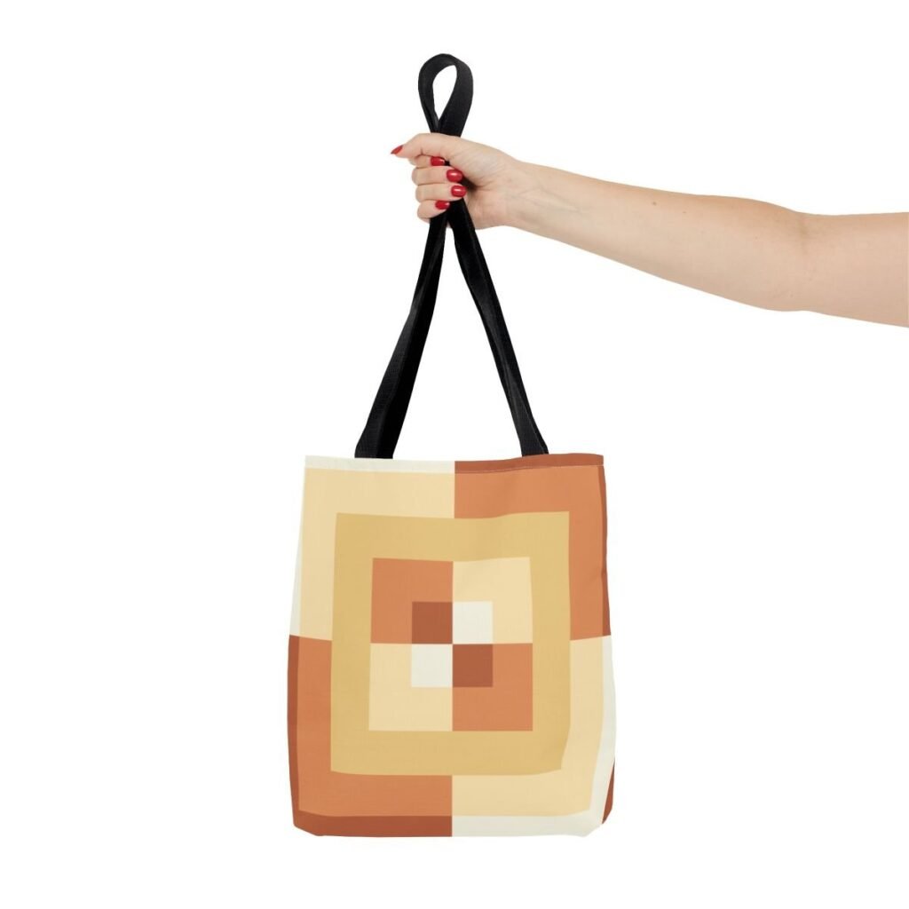 Golden Honey Labyrinth Tote Bag