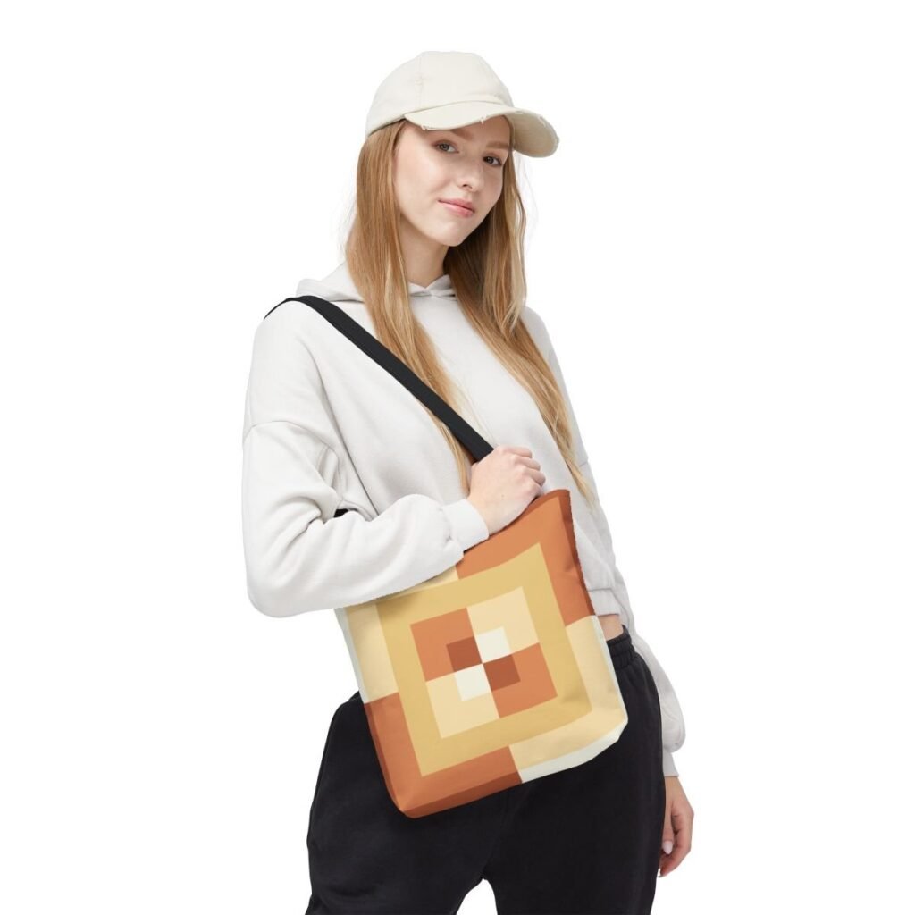 Golden Honey Labyrinth Tote Bag