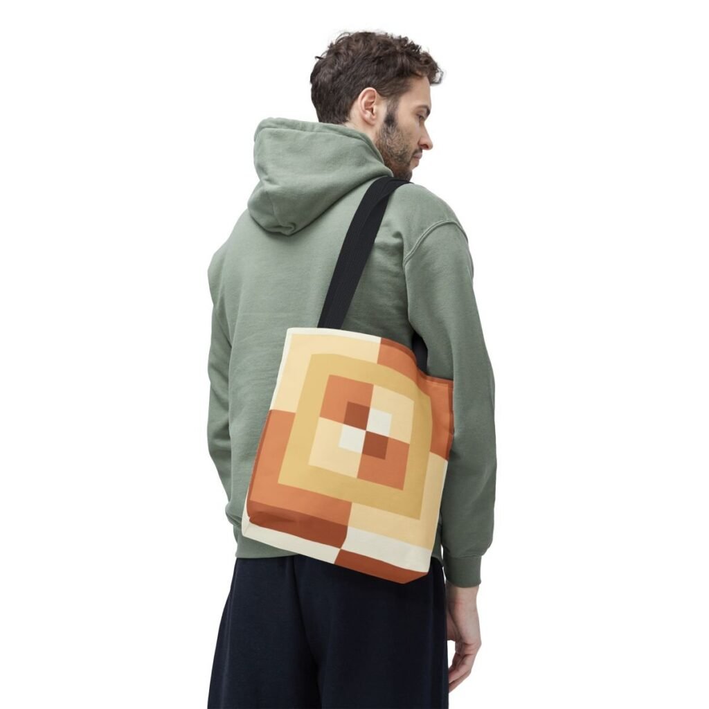 Golden Honey Labyrinth Tote Bag