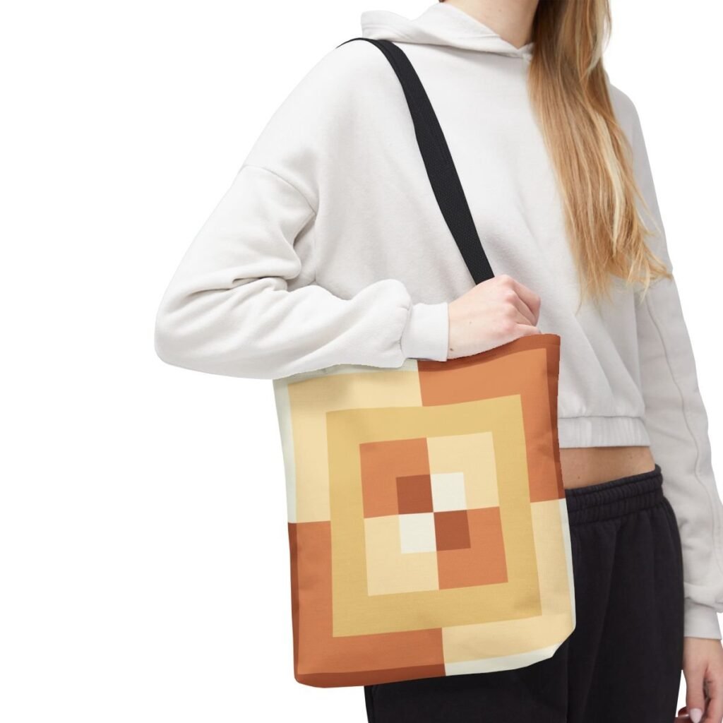 Golden Honey Labyrinth Tote Bag