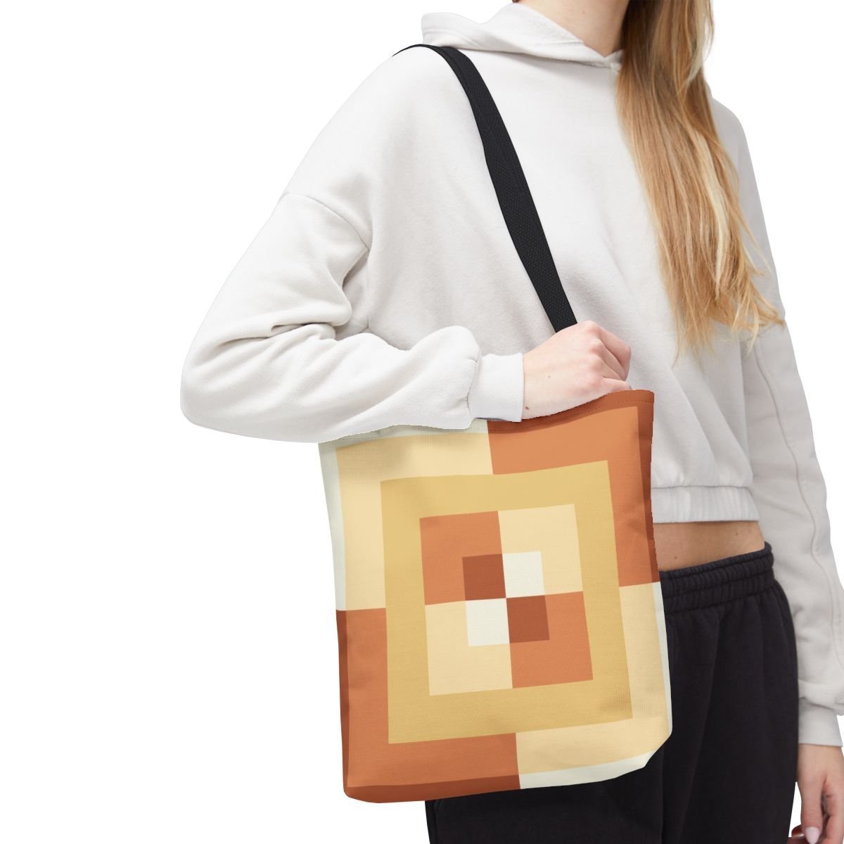 Golden Honey Labyrinth Tote Bag - Image 7