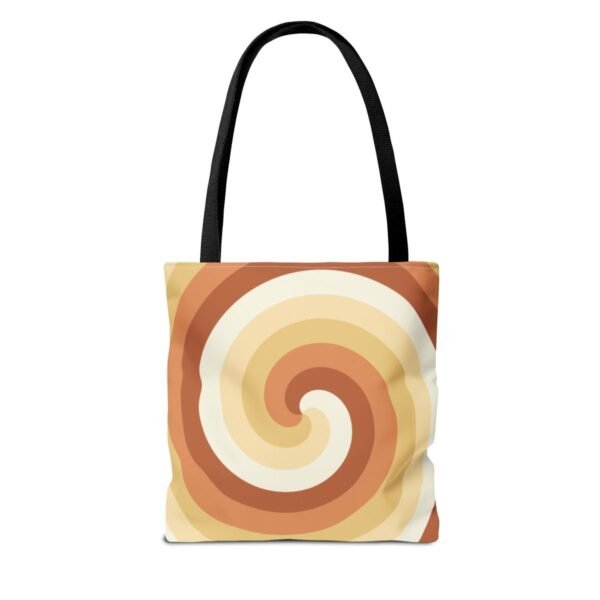 Golden Honey Spiral Tote Bag - Image 2