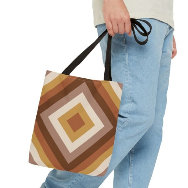 Golden Wheat Diamond Tote Bag - Image 3