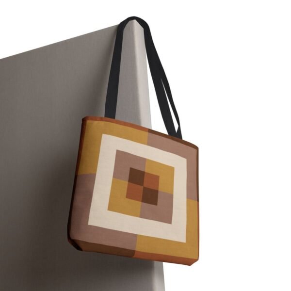 Golden Wheat Labyrinth Tote Bag - Image 8