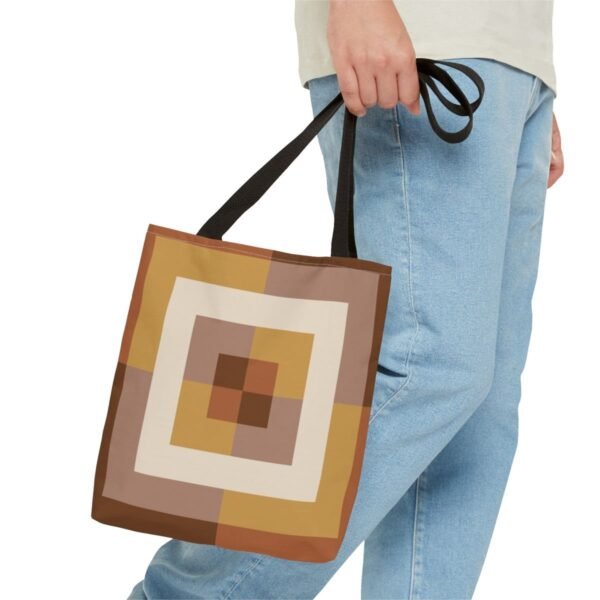 Golden Wheat Labyrinth Tote Bag - Image 3