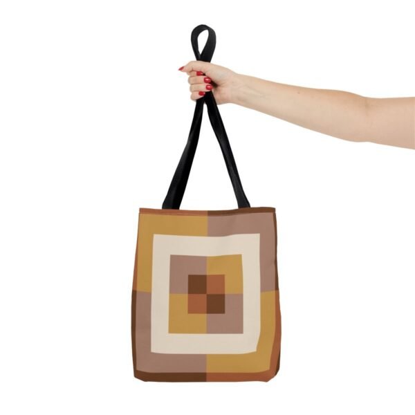 Golden Wheat Labyrinth Tote Bag - Image 4