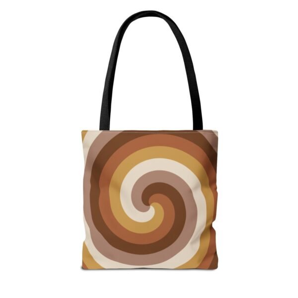 Golden Wheat Spiral Tote Bag - Image 2