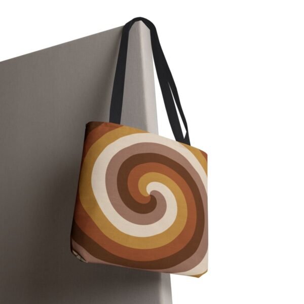 Golden Wheat Spiral Tote Bag - Image 8
