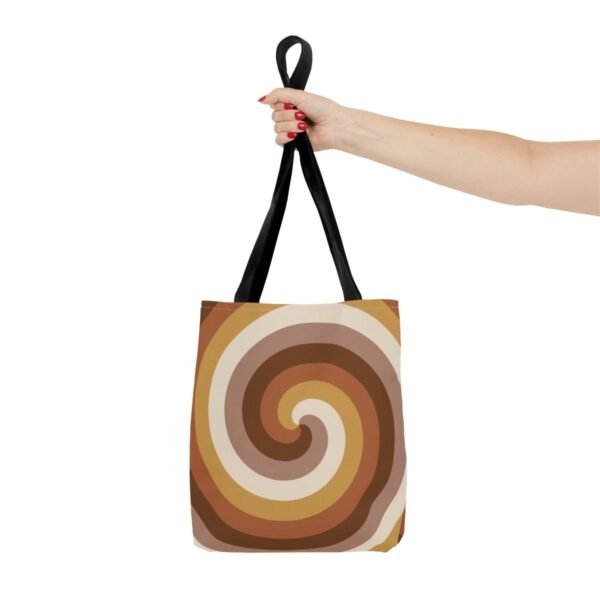 Golden Wheat Spiral Tote Bag - Image 4