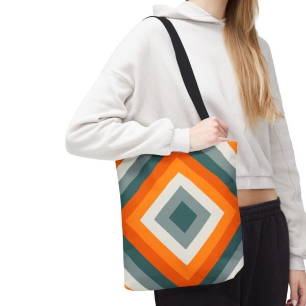 Harvest Fog Diamond Tote Bag - Image 7