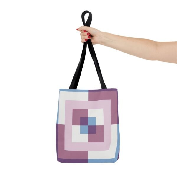 Lavender Bloom Labyrinth Tote Bag - Image 4