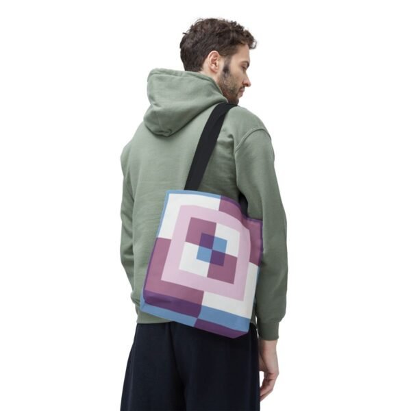 Lavender Bloom Labyrinth Tote Bag - Image 6