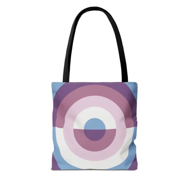 Lavender Bloom Orbit Tote Bag - Image 2