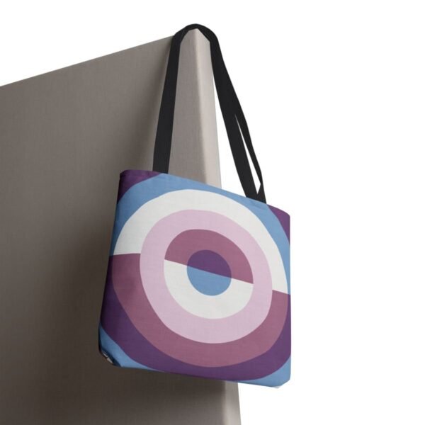 Lavender Bloom Orbit Tote Bag - Image 8