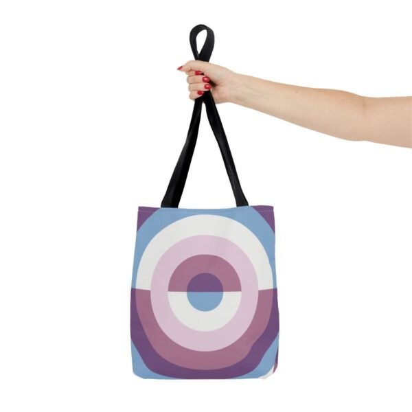 Lavender Bloom Orbit Tote Bag - Image 4