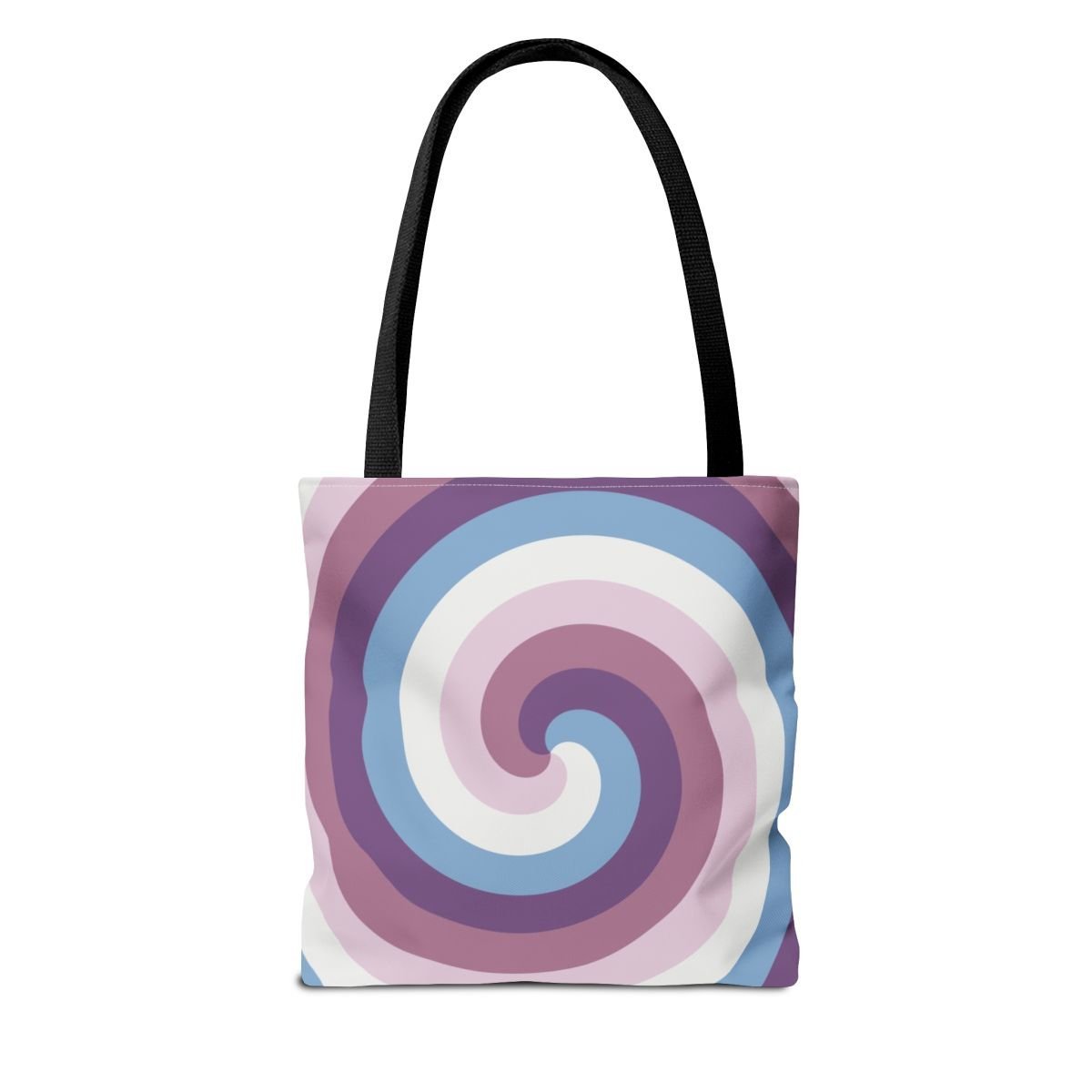 Lavender Bloom Spiral Tote Bag - Image 2