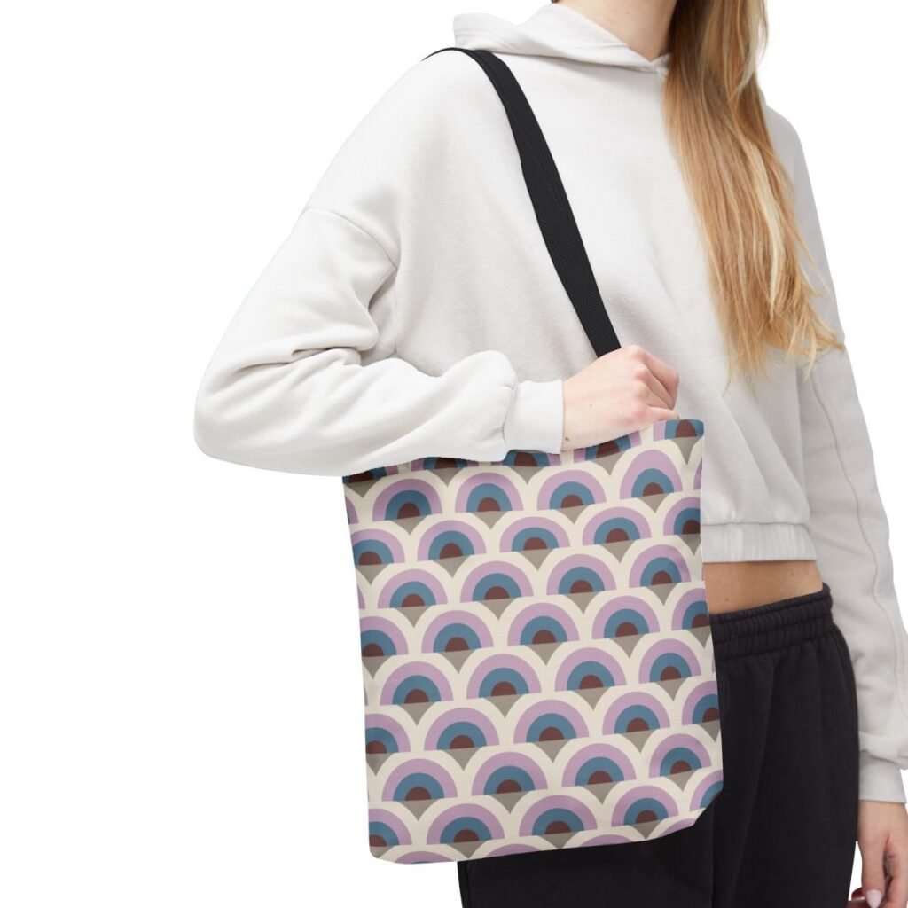 Lilac Paper Peacock Tote Bag