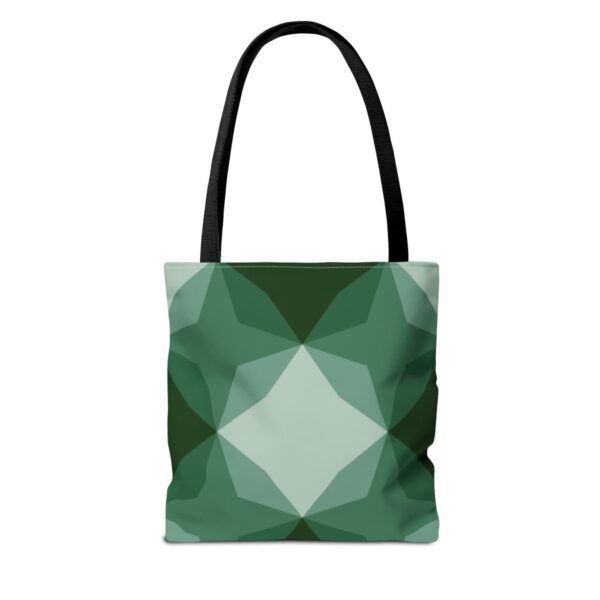 Misty Forest Diamond Motif Tote Bag - Image 2