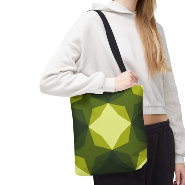 Nature Breath Diamond Motif Tote Bag - Image 7