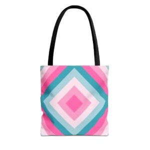 Ocean Meets Rose Diamond Tote Bag