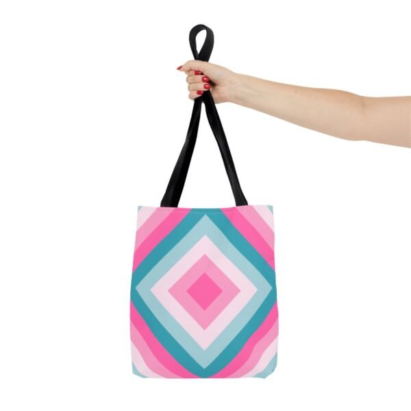 Ocean Meets Rose Diamond Tote Bag - Image 4