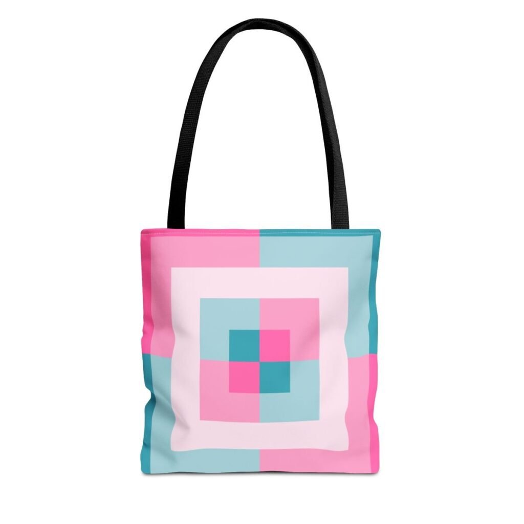 Ocean Meets Rose Labyrinth Tote Bag