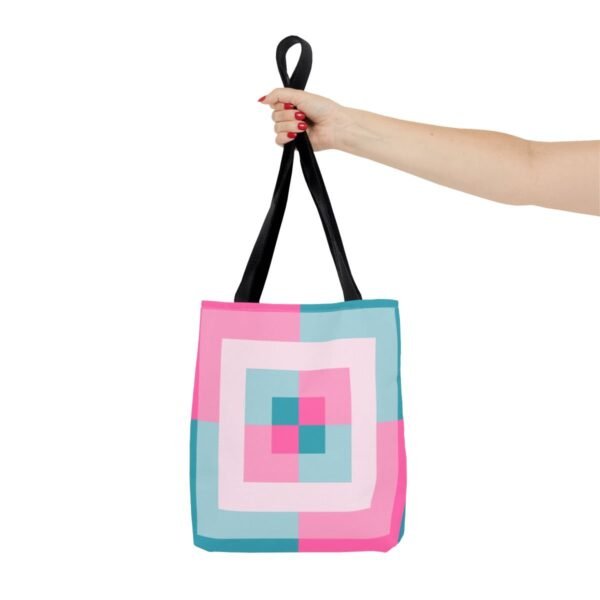 Ocean Meets Rose Labyrinth Tote Bag - Image 4