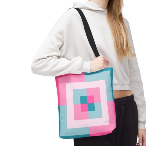 Ocean Meets Rose Labyrinth Tote Bag - Image 7