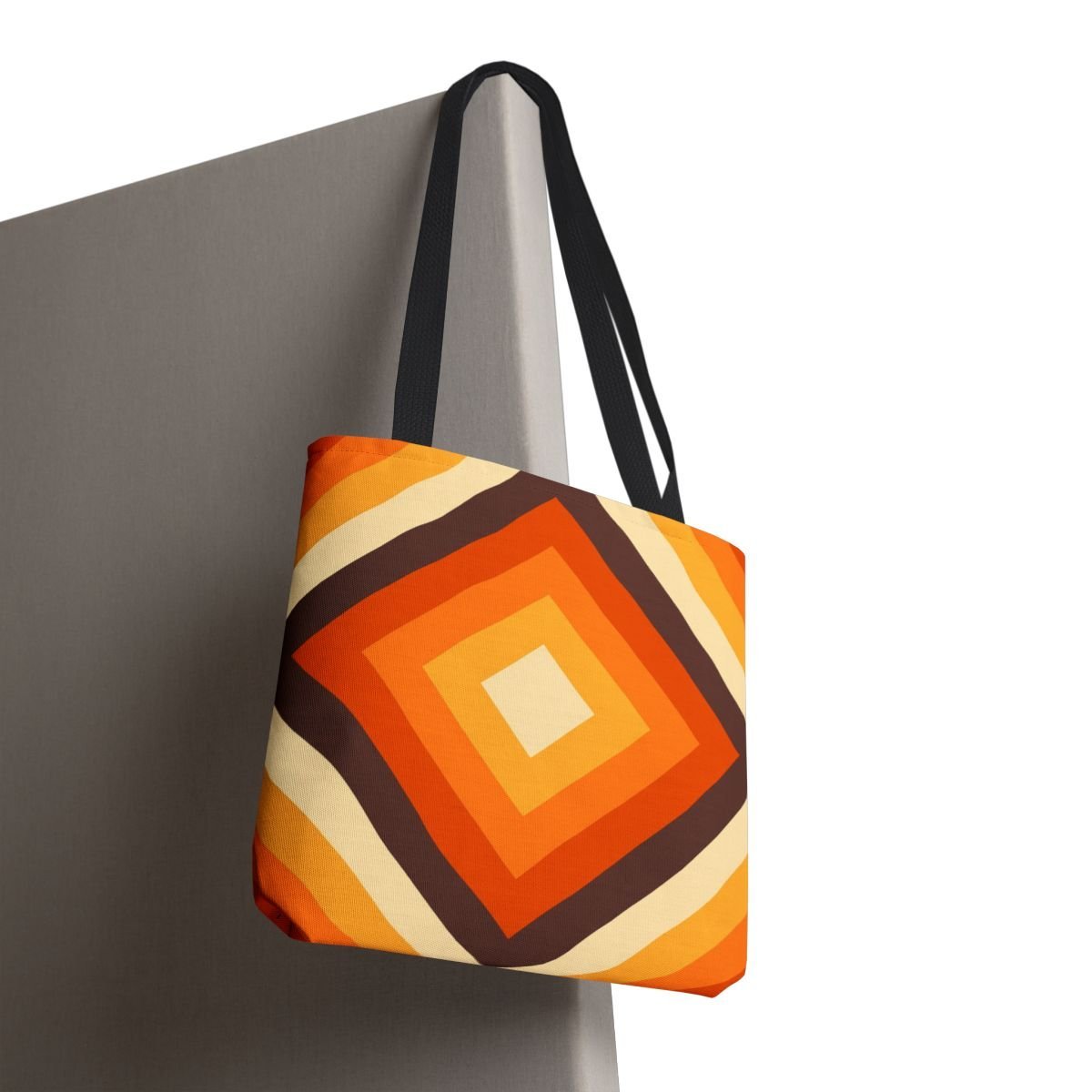 Pumpkin Fade Diamond Tote Bag - Image 8