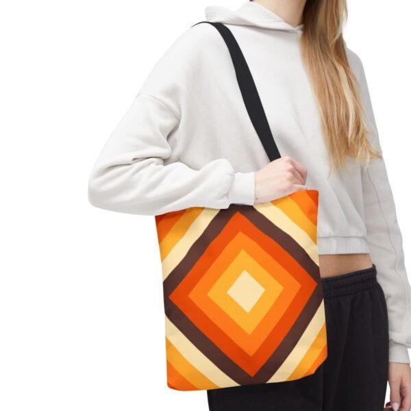 Pumpkin Fade Diamond Tote Bag - Image 7